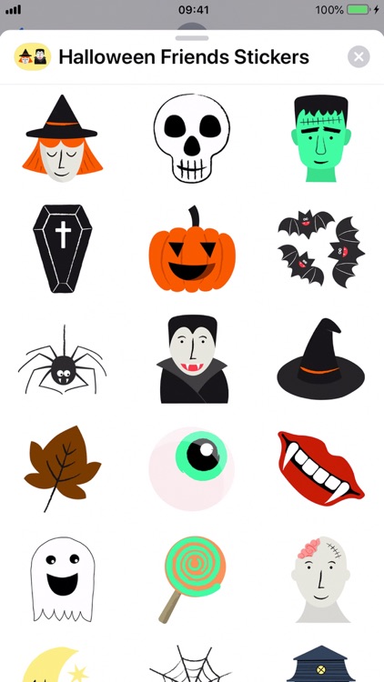 Halloween Friends Stickers