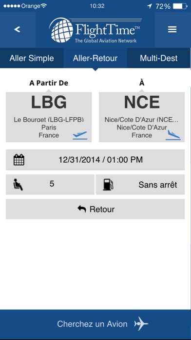 Screenshot #2 pour FlightTime affrètement d'avion