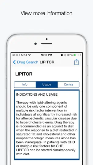 Скриншот Drugs & Medications на iPhone 5