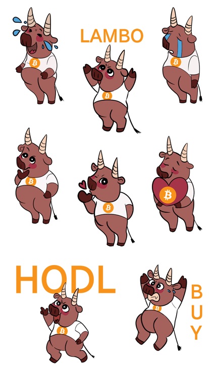 Bitcoin Animal Stickers