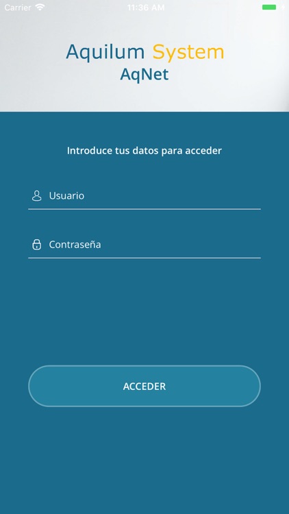AqNet - Registro de actividad