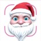 Santa Facemoji uses the front-facing camera to detect your facial expressions, and turn you into an animated Santa Clause