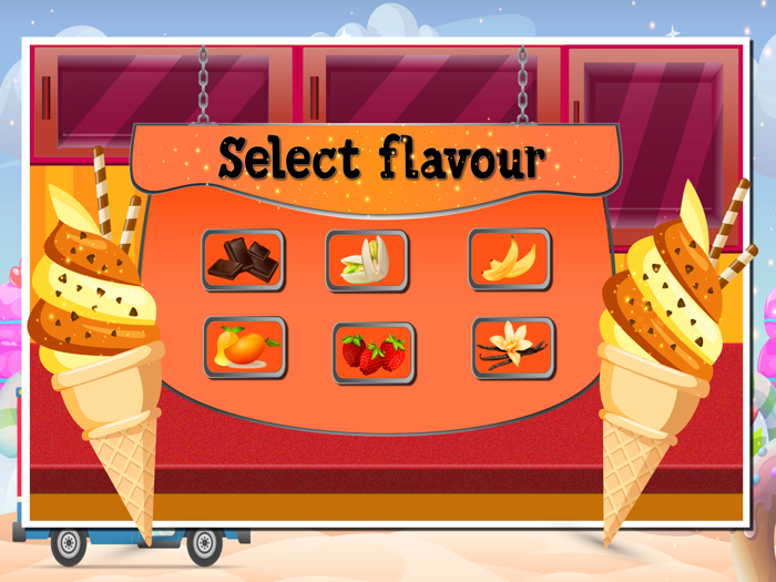 Ice Cream Truck - Beach Food Game