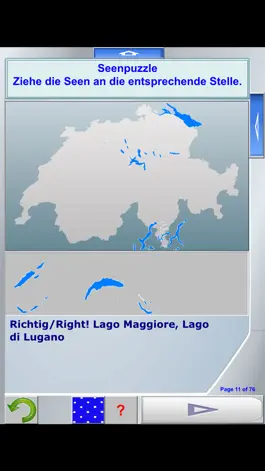 Game screenshot iLake quiz about Swiss lakes mod apk