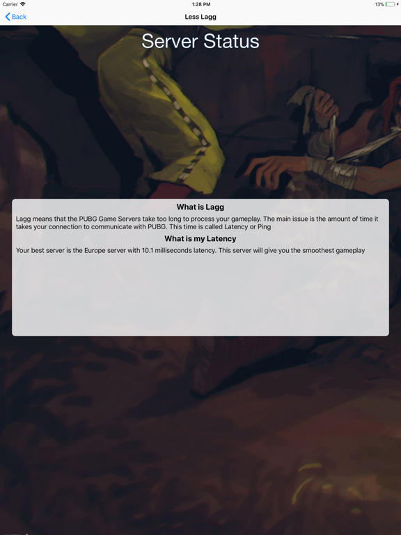 Screenshot #5 pour Server Status for PUBG Mobile