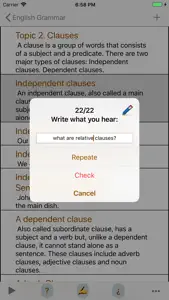 English Grammar Listen Offline screenshot #5 for iPhone