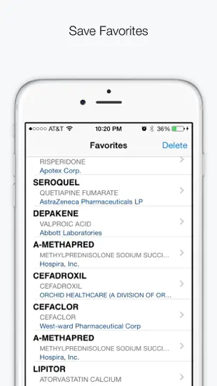 Скриншот Drugs & Medications на iPhone 2