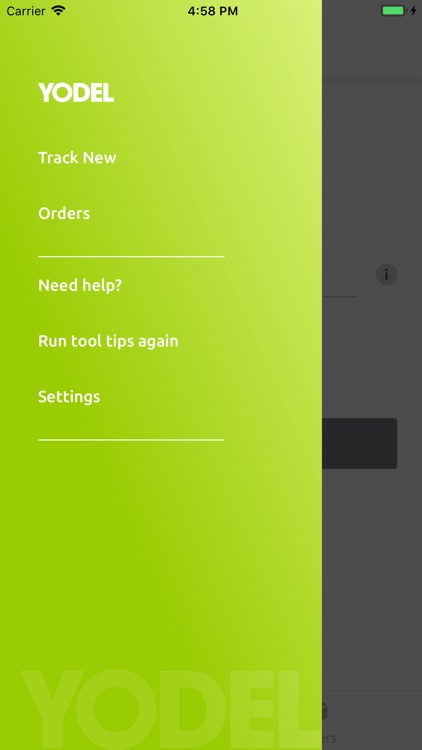 Yodel parcel manager