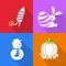 Fotosplatter is exactly what it claims to be – an app that lets you splatter your photos with fun stickers