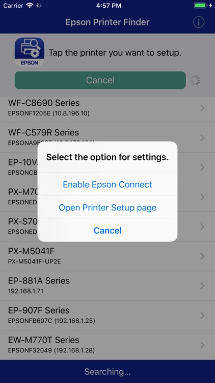 Epson Printer Finder