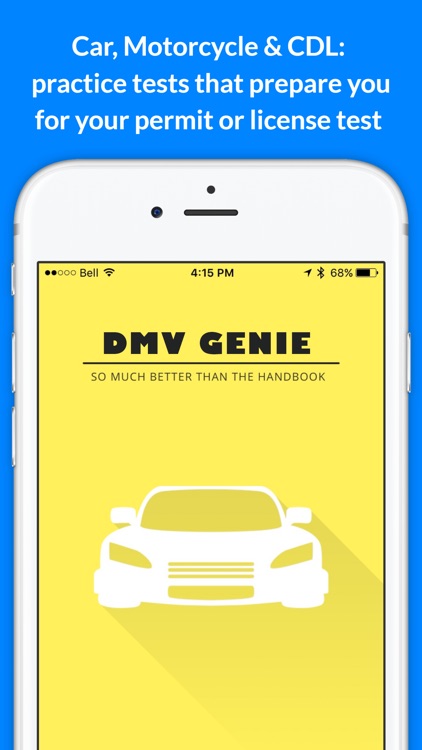 DMV Genie Practice Test: Permit & Driver's License screenshot-0