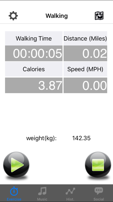 Screenshot #1 pour Fitness-log