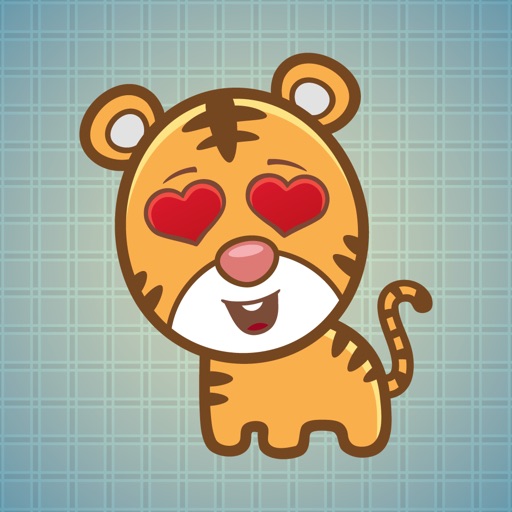 Sticker Me Lovely Tiger Icon