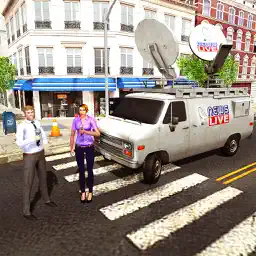 City Crime News Reporter Truck app icon