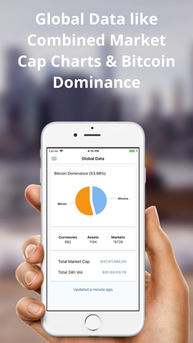 Coinz - Crypto Viewer iPhone screenshot 3 - Finance app