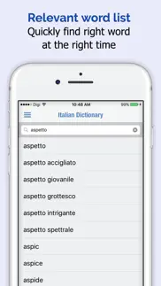 italian dictionary + iphone screenshot 2