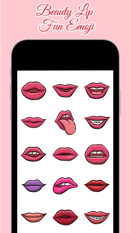 Beauty Lip Fun Emoji