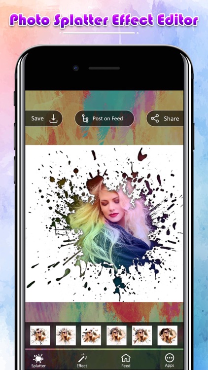 Photo Splatter Effect Editor