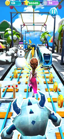 Game screenshot Snow Princess Subway mod apk
