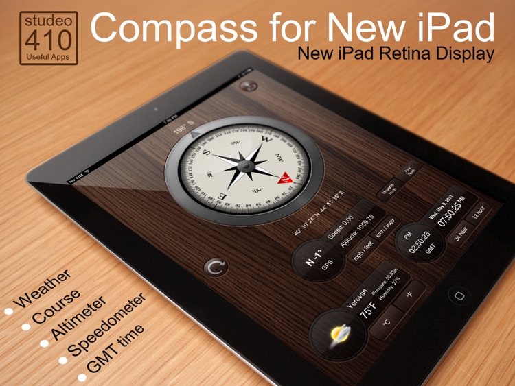 Compass for New iPad