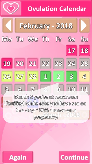 Ovulation Calendar screenshot 3