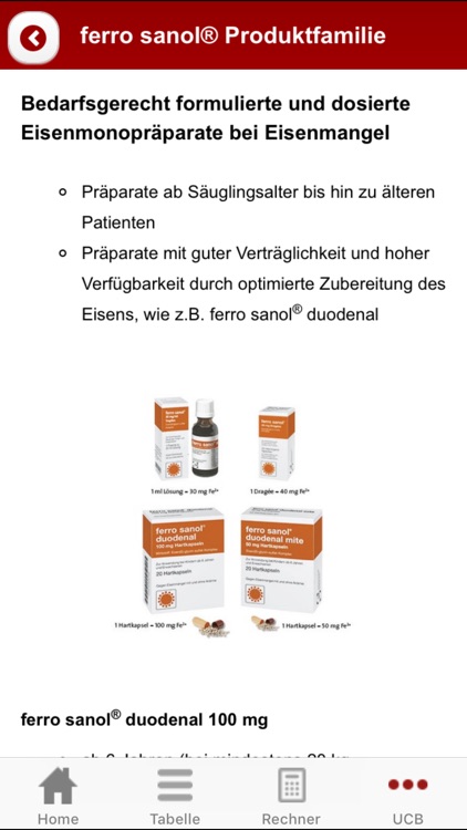 ferro sanol® Eisenrechner screenshot-3