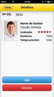 rádio taxi goiânia iphone screenshot 4