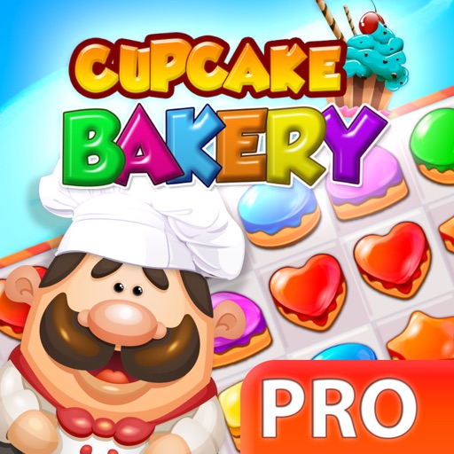 Cupcake Bakery Pro Match 3 icon