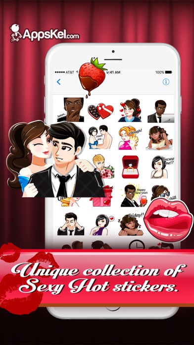 A Sexy Love Emoji Stickers screenshot 3