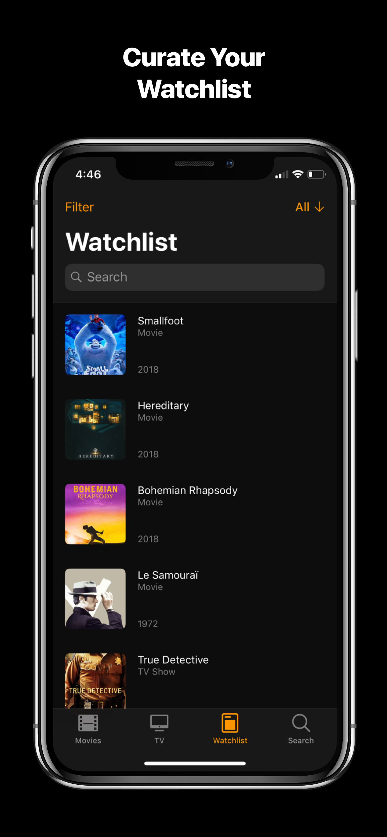 Queued: Movie and TV Watchlist screenshot 3