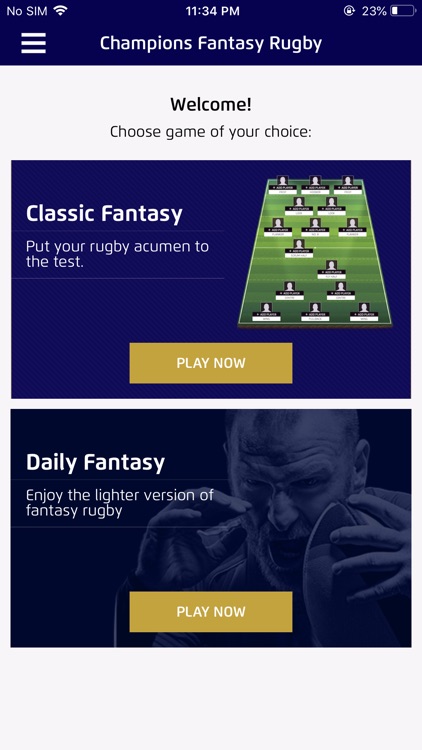 Champions Fantasy Rugby