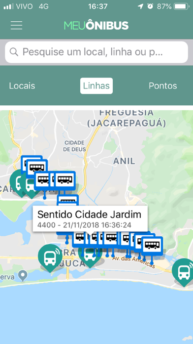 Meu Ônibus Cidade Jardim Screenshot