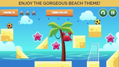 Mr. Crab - Beach Soccer iPhone screenshot