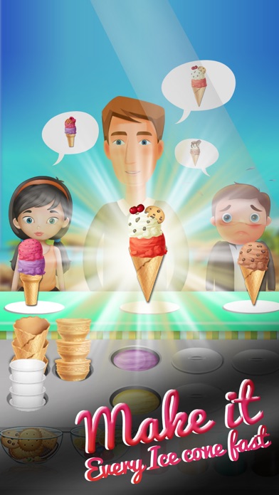 Frozen Ice Cream Making Fun screenshot 1