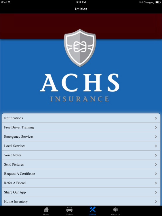 ACHS Insurance for iPad