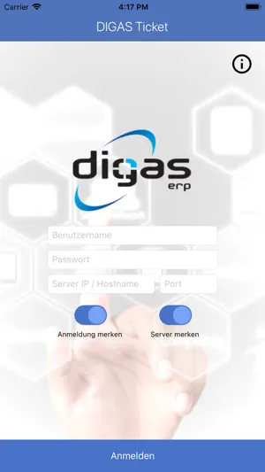 DIGAS Ticket screenshot 1