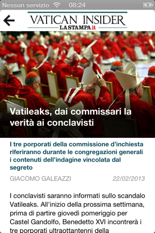 VaticanInsider screenshot 2