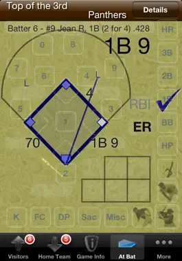 Game screenshot Baseball Pro Scorekeeping apk