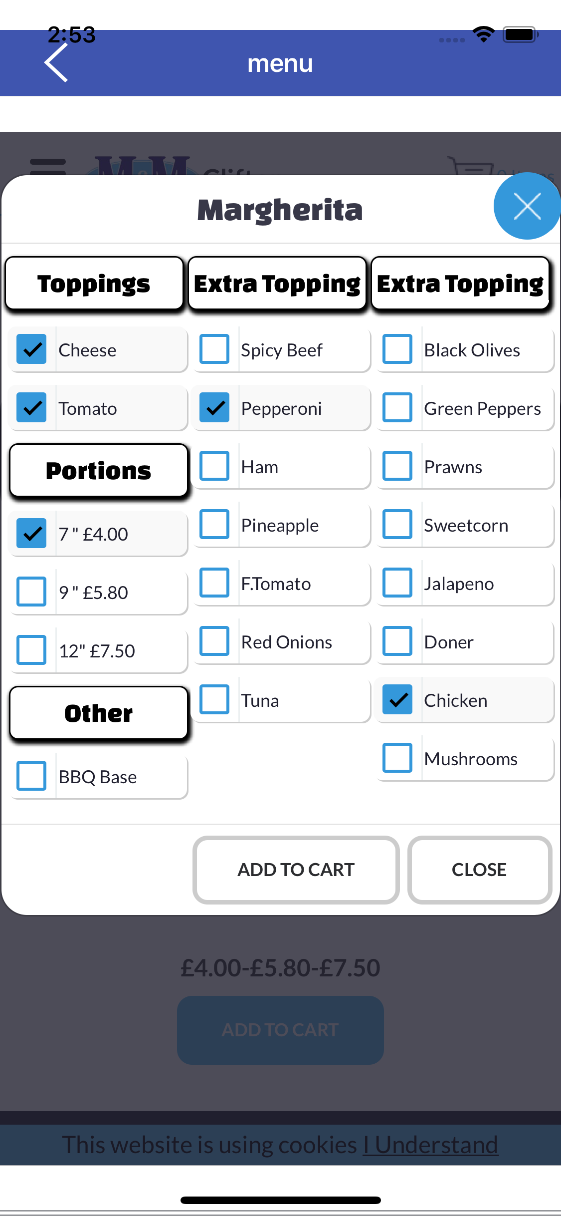M&M - Kebabs Pizzas Burgers screenshot 3