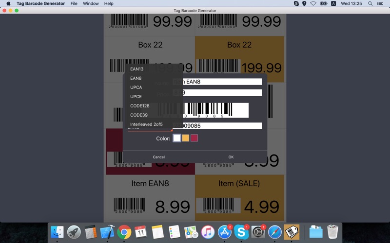 How to cancel & delete tag barcode generator 4
