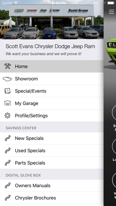 How to cancel & delete Scott Evans Chrysler Dodge Jeep Ram DealerApp from iphone & ipad 4