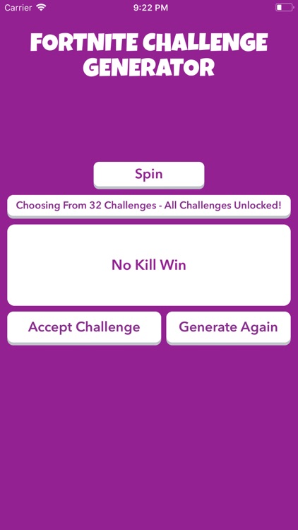 Fortnite Challenge Generator Michael Poulin