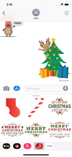 Christmas Stickers.