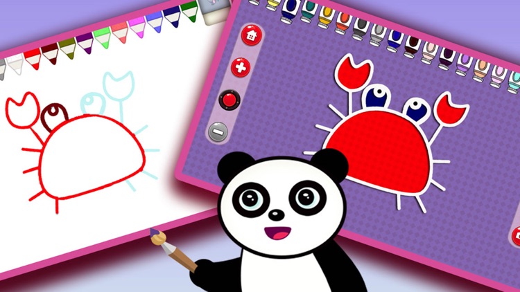 Panda sketch and drawing