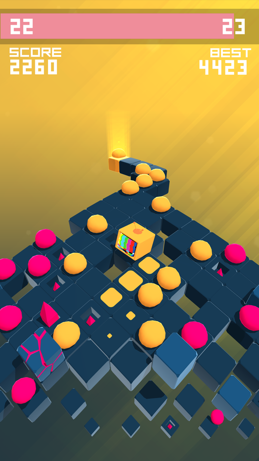 #5. Splashy Cube: Color Run (iOS) 由: Orbital Knight sp. z o.o.