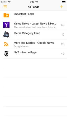 Smart Feed Reader screenshot 1