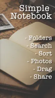 folder notes -simple notebook iphone screenshot 2