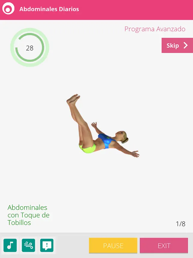 Abdominales Diarios - Lumowell4+_4