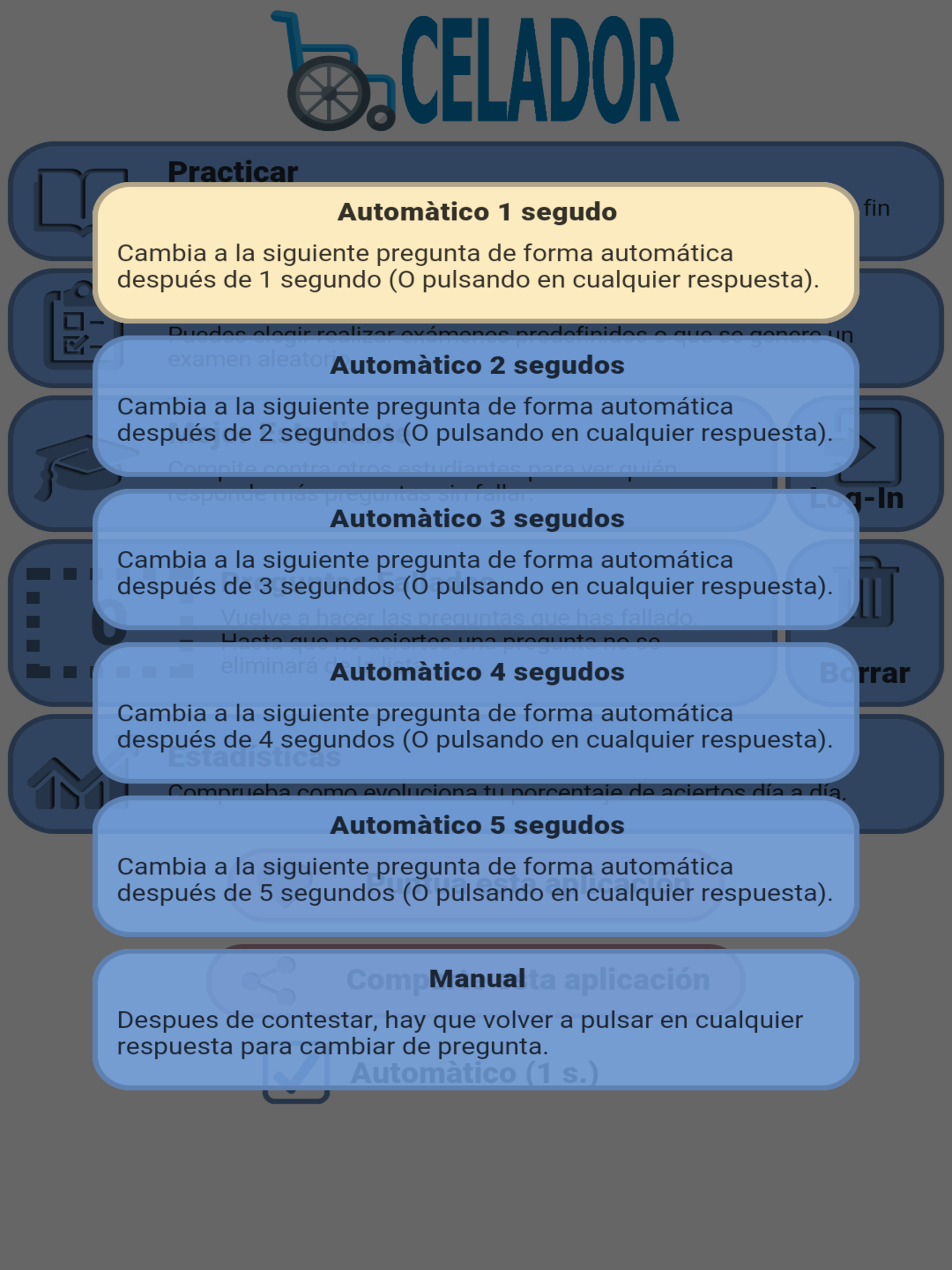 Test Oposición Celador