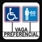 Encontre vagas preferenciais para deficientes físicos e idosos nas vias públicas